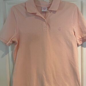Brooks Brothers Women’s Light Pink Polo Top - Large